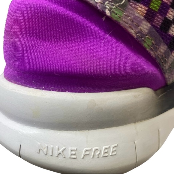 Nike Free TR Fit 5 Womens Sz 8 Running Shoe Purple / Black / Green Lightweight - Picture 10 of 15